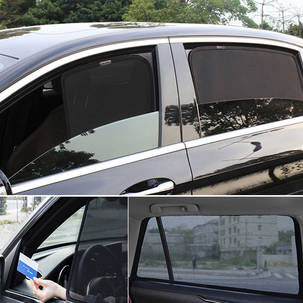 

For Kia Carnival KA4 Side Window Sun Shade Visor Magnetic Car Sunshade Front Rear Windshield Curtain Shield
