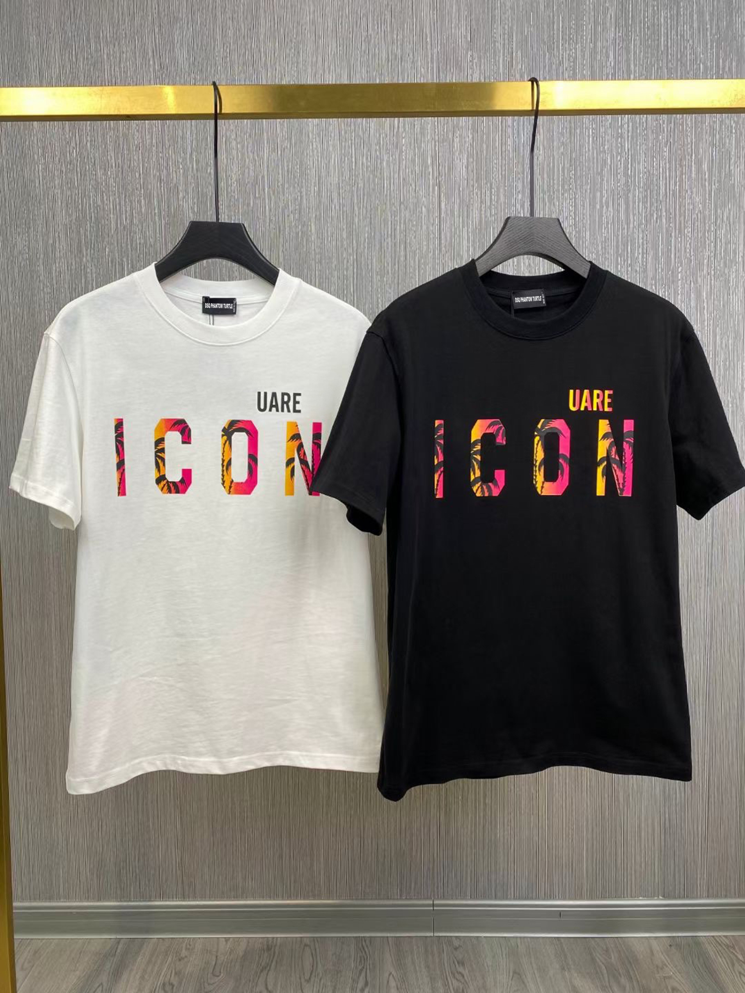 

DSQ PHANTOM TURTLE Men's T-Shirts 2023 New Mens Designer T shirt Italy fashion Tshirts Summer T-shirt Male Soft and Comfortable 100% Cotton Tops 6820, White