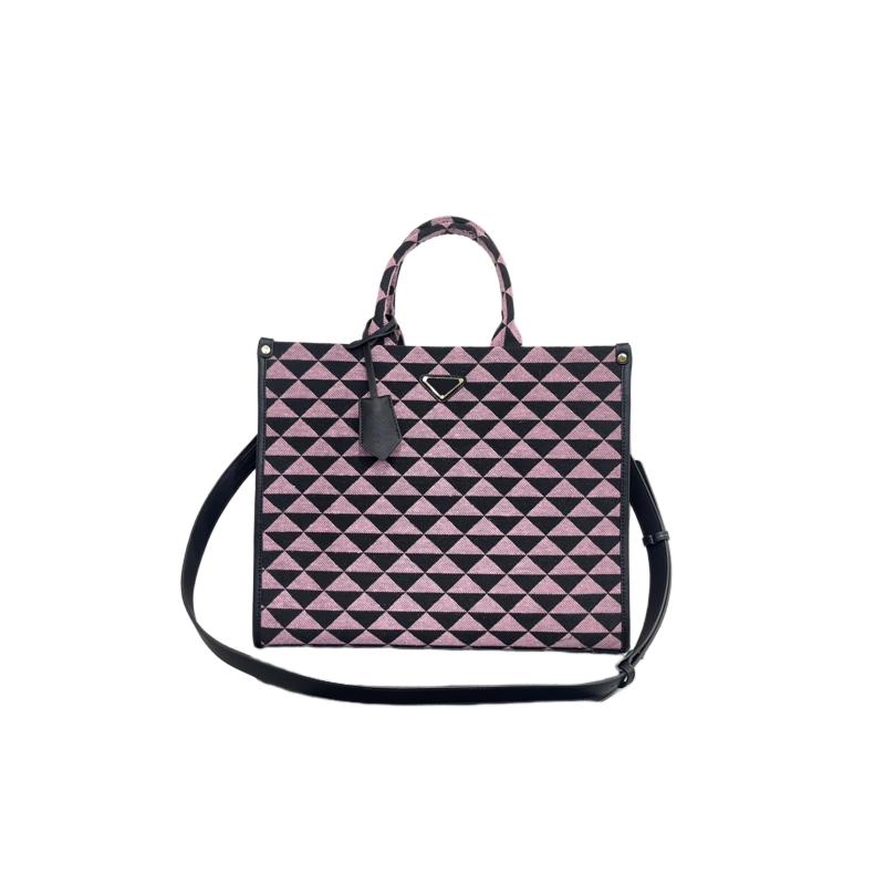 

Tote Bag Woven Embroidery Shopping Bag Large Capacity Fashion Handbags with Cross Pattern Top Quality Designer Bags Lady Cool Women Crossbody Bags Clutch Bags Girls, Yellow 22*28*9cm