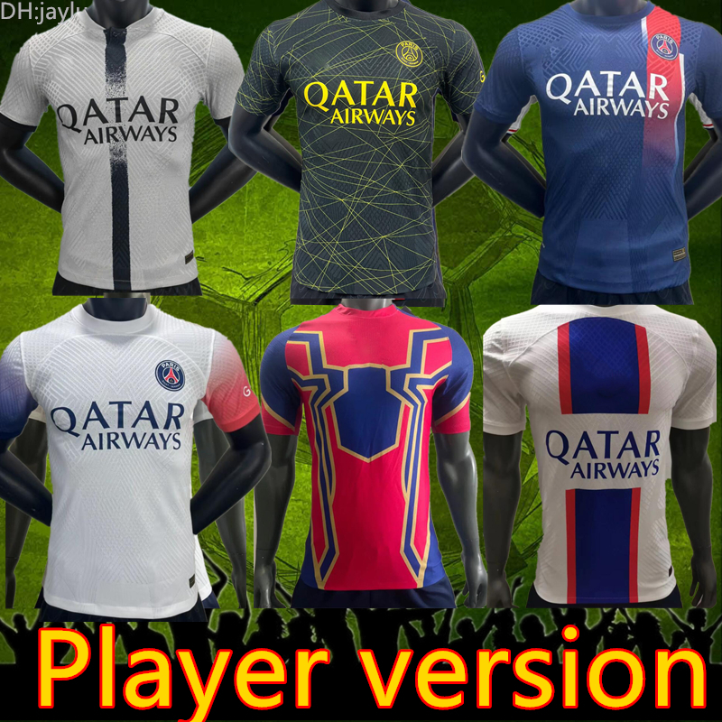 

player version maillot de foot soccer jerseys 22 23 24 MBAPPE VITINHA SERGIO RAMOS DI MARIA DRAXLER football shirt 2023 MARQUINHOS VERRATTI Men Maillots PSgS player, Image