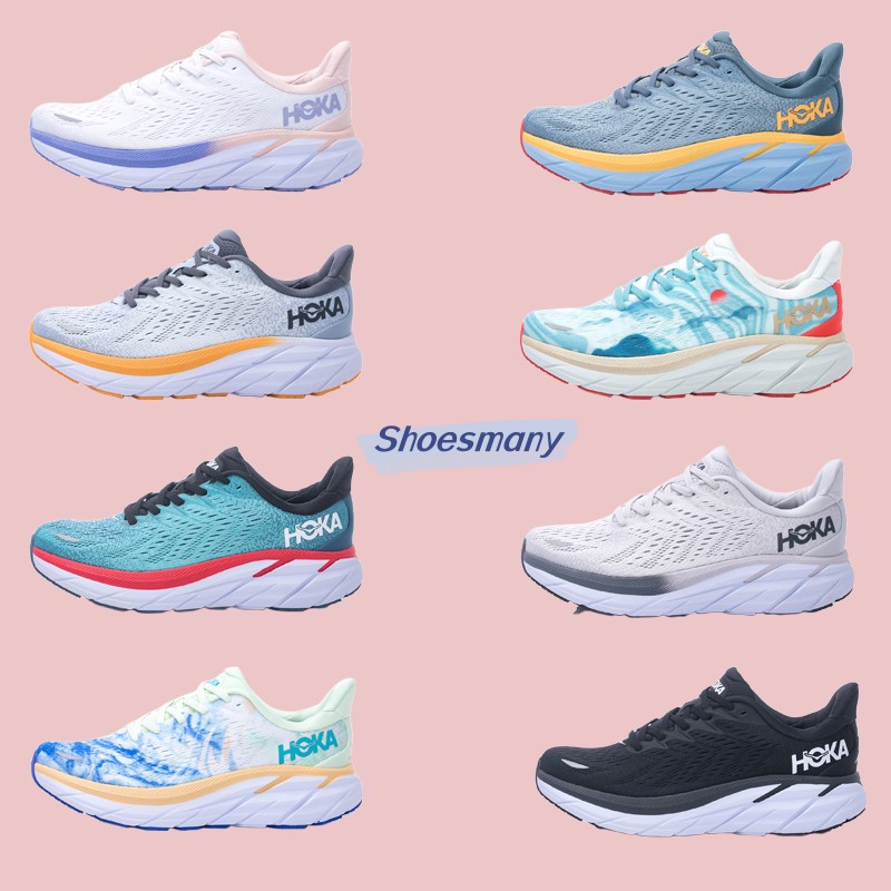 

WITH BOX designer Hoka one Running Shoes Bondi 8 Clifton Athletic Runner Sneakers Hokas Carbon X 2 Shadow Women Mens trainers Lightweight Shock Absorption