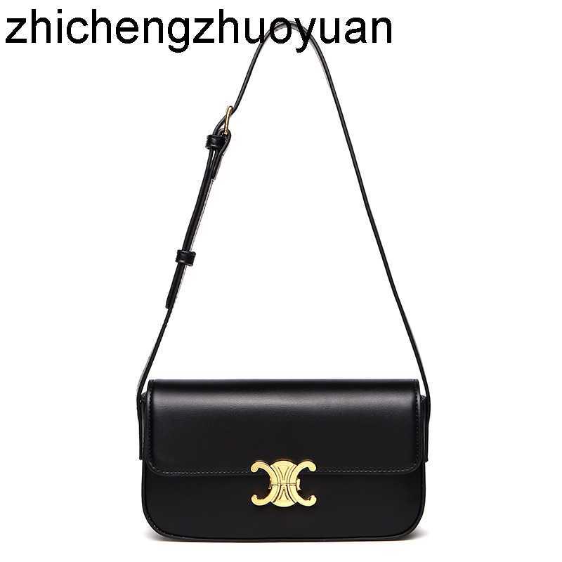 

23 designer new fashion triumphal arch armpit bags stick bean curd single shoulder messenger womens handbag, Large black