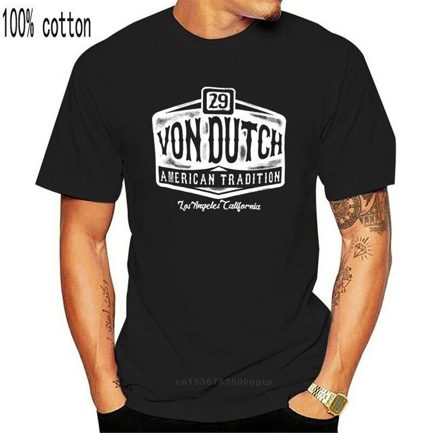 

Von Van Dutch T-Shirt 29 American Tradition Logo Rockabilly Tattoo Ink192T