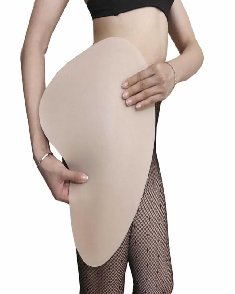 

2PS Crossdressing Hip Pads Sponge Padded Women Butt Hip Up Padded Enhancer 2207021588233, Thigh beige adhesive