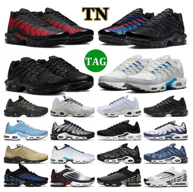 

2023 tn plus terrascape 3 Running Shoes Men Women Triple White Black Anthracite Barely Volt Mint Green Unity Hyper Blue Gradient Bred Mens Sports Sneaker With Box, 17
