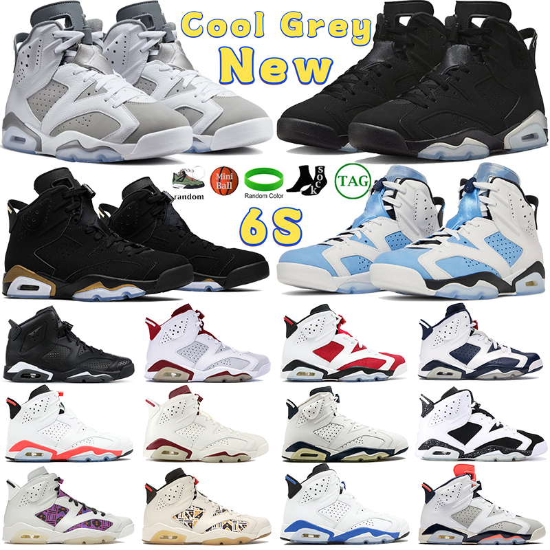

New 6s basketball shoes for men women fashion sneakers mens sports shoe Cool grey Chrome red oreo low lunar new year Mint Foam midnight navy Bordeaux womens trainers, No.29 alternate hare