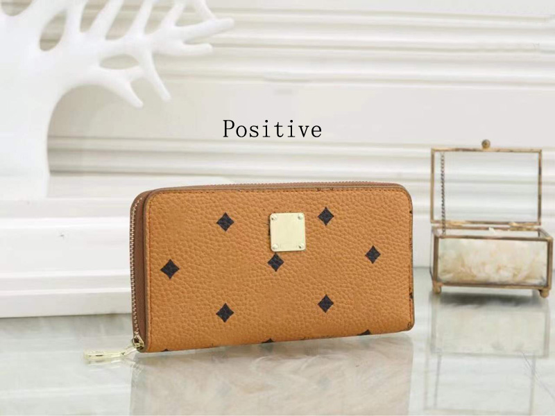 

2023 designer zipper wallets luxurys Men Women leather bags High Quality Classic Letters coin Purse Fashion card holder, Brown