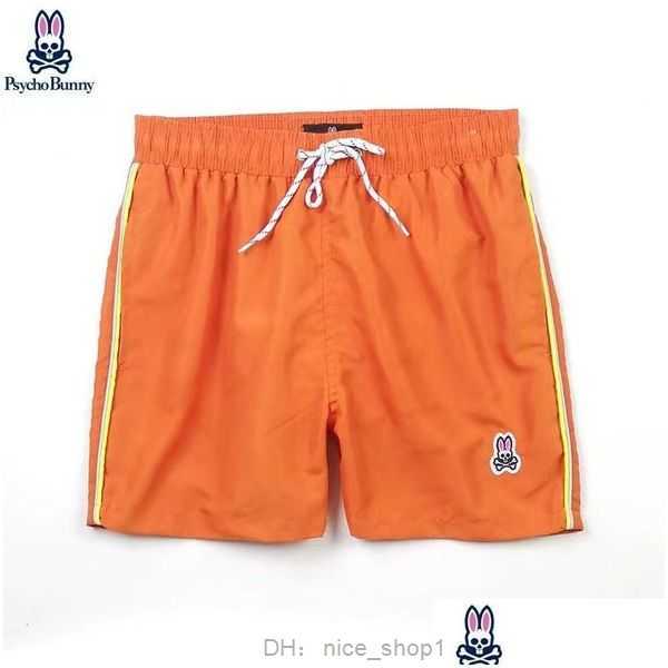 Men's Shorts Mens Fashion New Hooters Beach Skl Rabbit Psycho Bunny Surf Quick Dry European and American Style Athletic Drop Deliver Dh9qe 7 5M