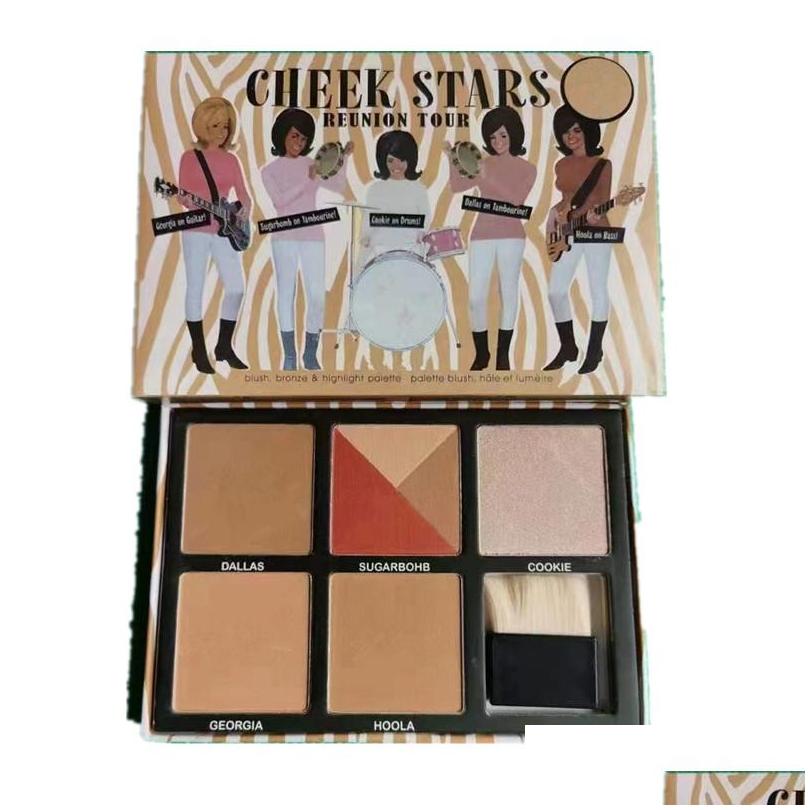 

Eye Shadow High Quality 5 Color Cheek Stars Palette Reunion Tour Drop Delivery Health Beauty Makeup Eyes Dho3E, Randomly sended color