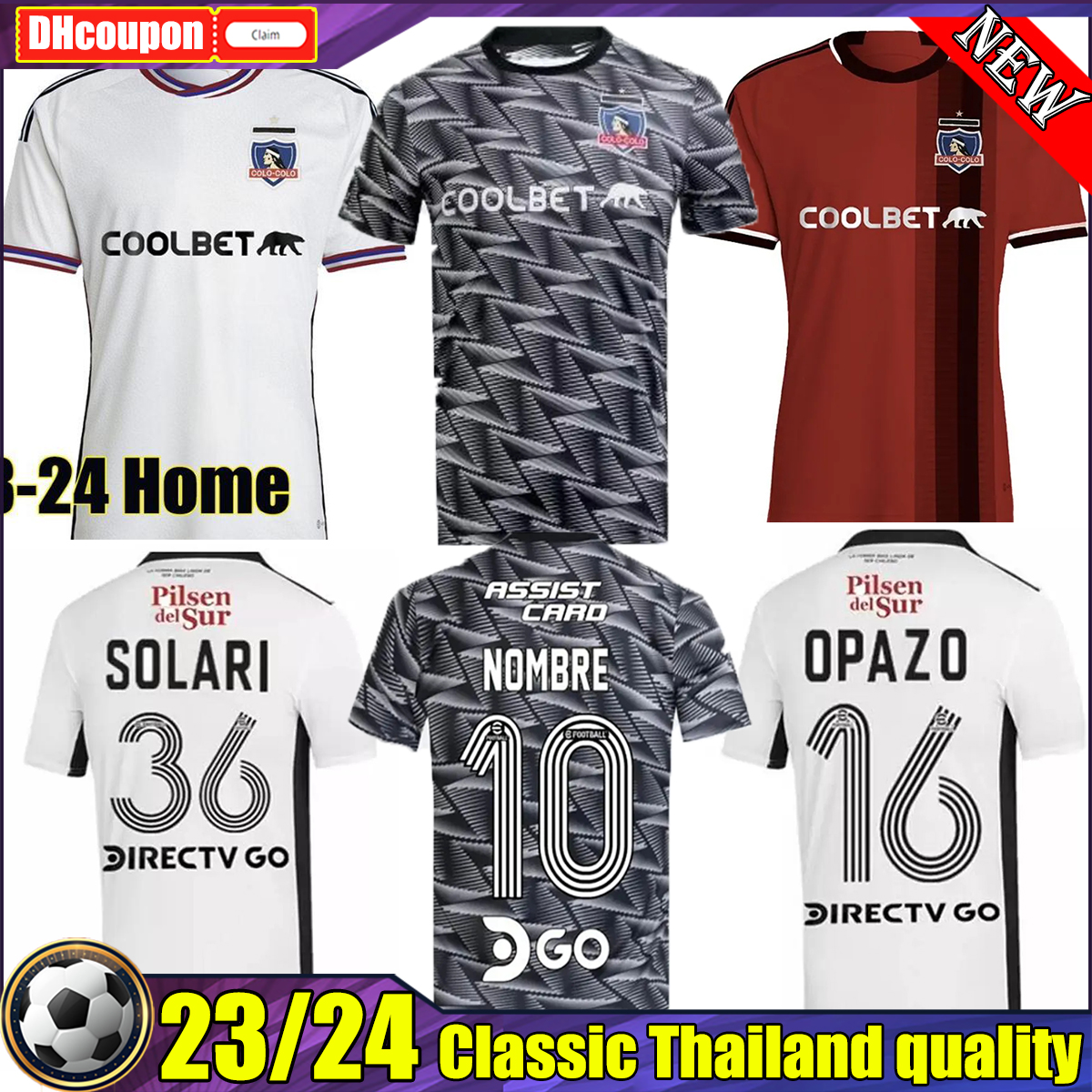 

2023 2024 Soccer Jerseys 3rd 4th Home Away PAVEZ SOLARI FALCON maillot de football Kit 22 23 24 Colo MORALES BOLADOS GIL AMOR PALACIOS FUENTES adult Camiseta futol, 09