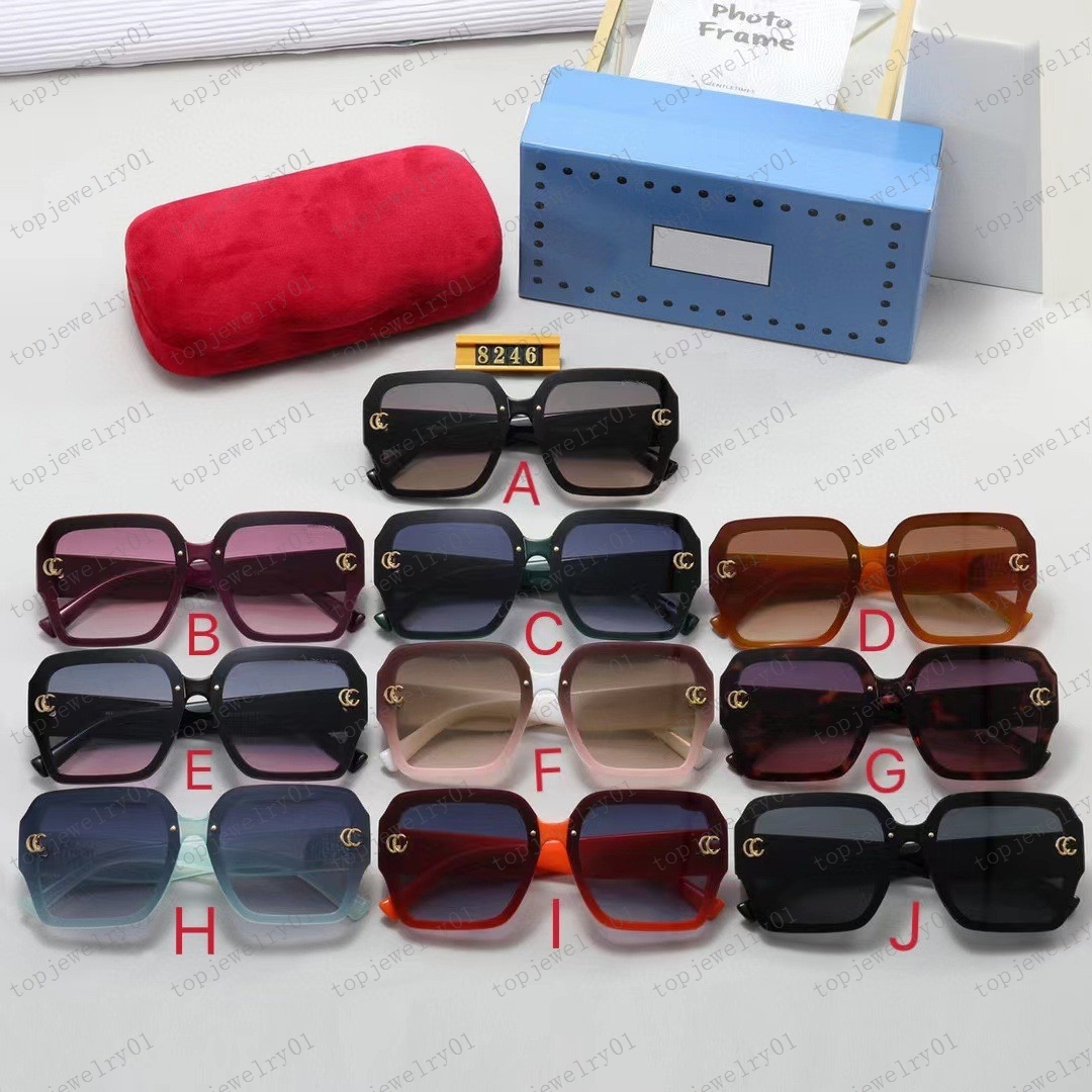 

Designer Sunglasses letter pair eyewear womens Mens Goggle senior Eyewear For Women eyeglasses frame Vintage Metal Sun Glasses With box