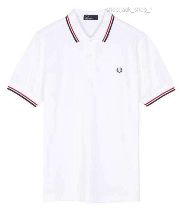 Classic Polo Shirt English Cotton Short Sleeve Designer Brand Summer Tennis Men's T-shirt 12 Colors Fred Perry 2023 KITV