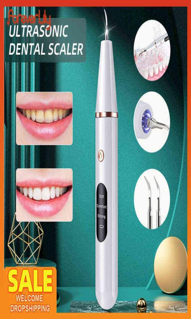 

Raspador de clculo Dental ultrasnico limpiador manchas placa sarro Oral blanqueamiento con LED limpieza profunda 05109080602