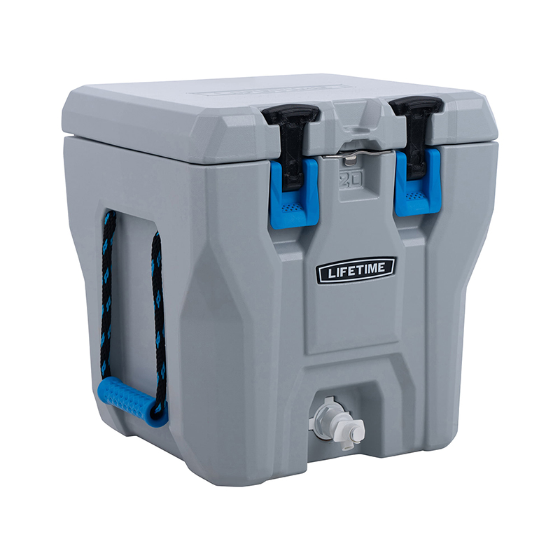 

Lifetime 5 Gallon Water Jug Drink Cooler and Beverage Dispenser easy hoop