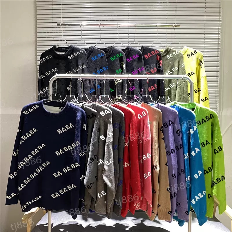 

2023 Designer sweater Men women senior classic balenciagas leisure multicolor Autumn winter keep warm comfortable 21 balencaigas kinds of choice Top1, As
