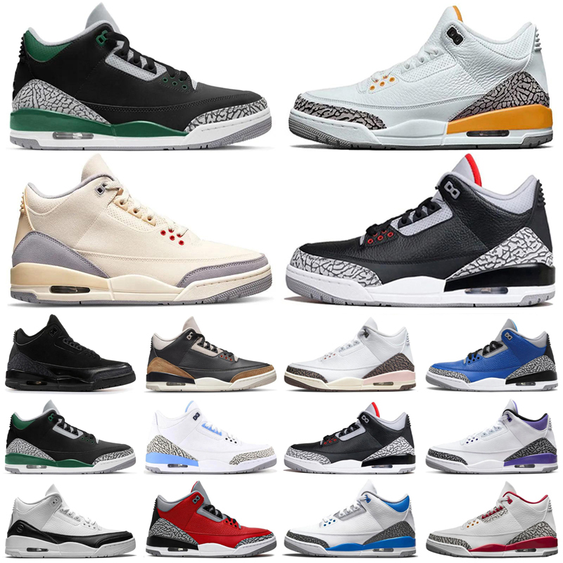 

Jumpman Racer Blue 3 3s Basketball Shoes Mens Dark Iirs Cool Grey a Ma Maniere Unc Fragment Knicks Pine Green Line Denim Red Black Cement Pure White Trainer Sneakers, As photo 7