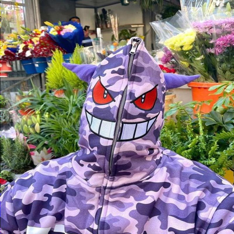 

Men s Hoodies Designer Y2k Emo Hoodies Men Streetwear Vintage Zip Up Demon Hoodies Grunge Jacket Oversized Sweatshirt Women Gothic Hara Hadt, 01