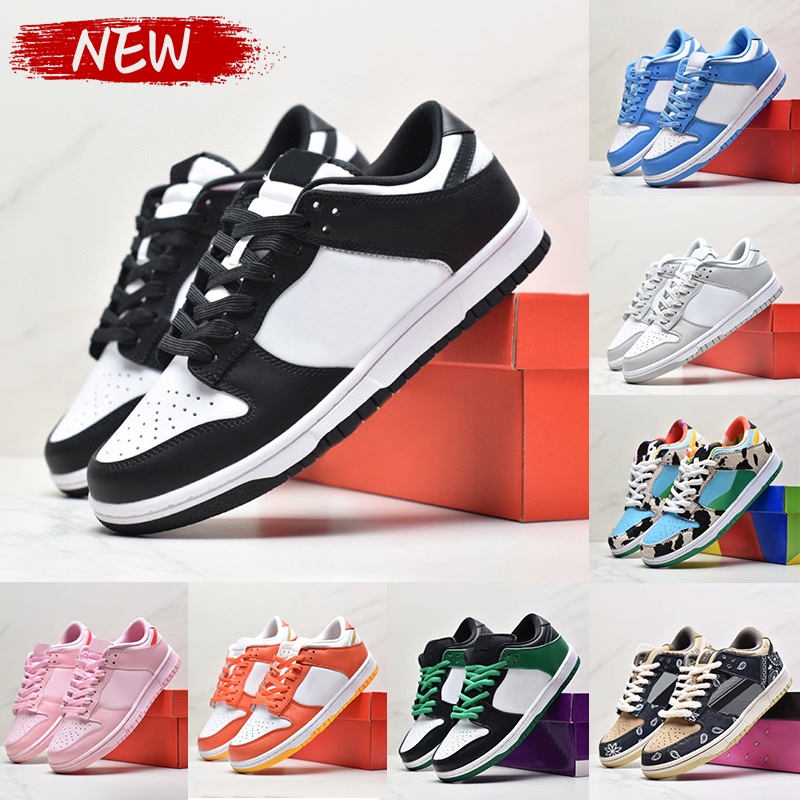 

Sneaker dunks mens running shoes white black panda grey fog UNC vintage navy chunky dunky cactus classic green easter triple pink low men women designer sneakers, 04 coast