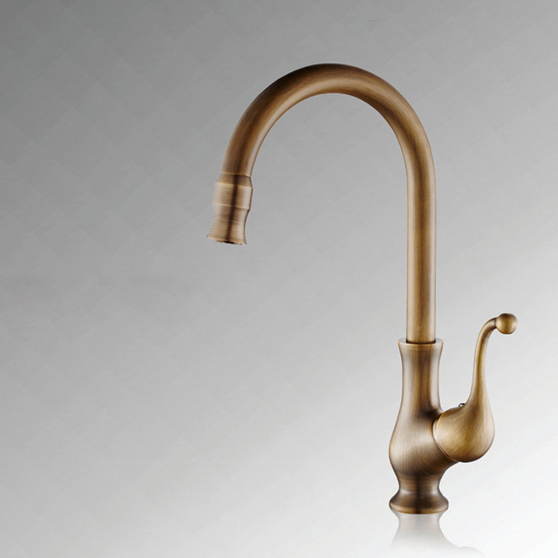 

European antique brass faucet durable multi-layer process manufacturing