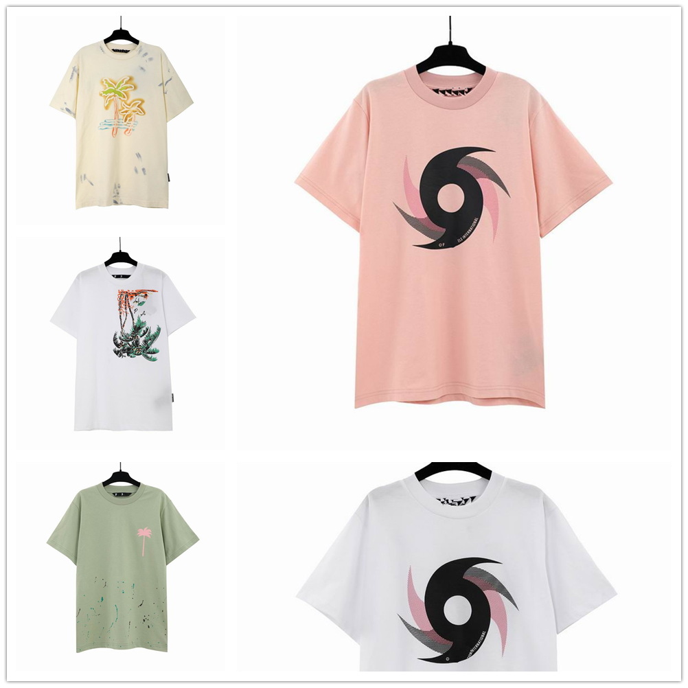 

2023 New UPSIDE DOWN T-SHIRT NEON TEEs PXP PAINTED CLASSIC HURRICANE Fashion Mens Womens Designers Tee P A Tops Factory, Gift