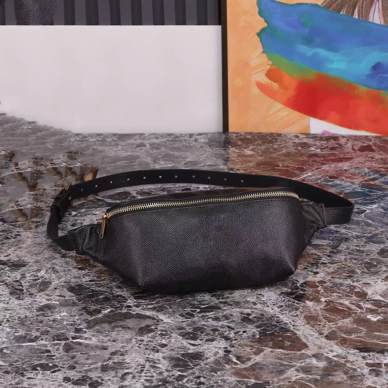 

Luxurys Designers BUMBAG Women men Bum Bags Belt Waist Purses Chest Bag Fashion Crossbody Classic Woman Cross Body Handbags Leather Lady Shoulder Purse, Black black buckle