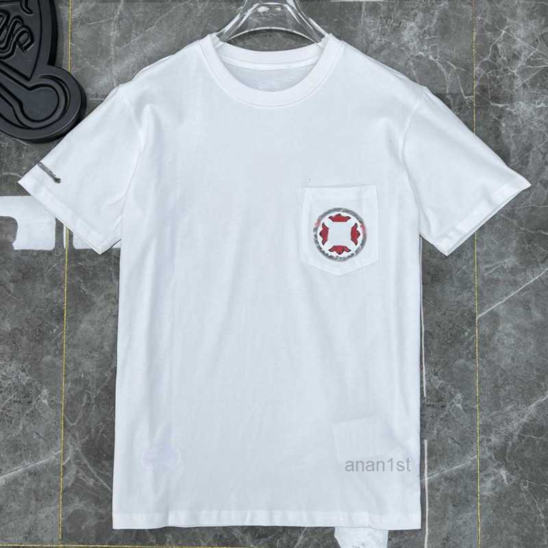 

Luxury Fashion 2023men' Shirt Brand Chromes Tops Tees Designer Women Sanskrit Letter Couple T-shirt Sweatshirt Horseshoe Flower Heart, 22