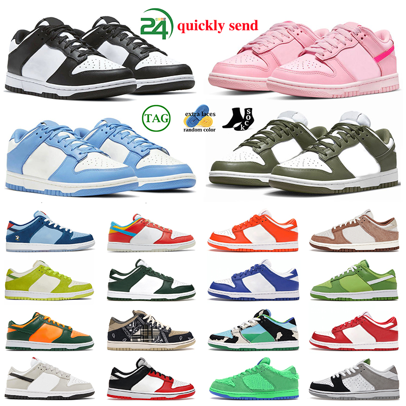 

designer running shoes for men women pandas triple pink sb dunks low dunked lows mummy brown green fog unc medium olive Cactus Jack mens trainers sneakers, 20