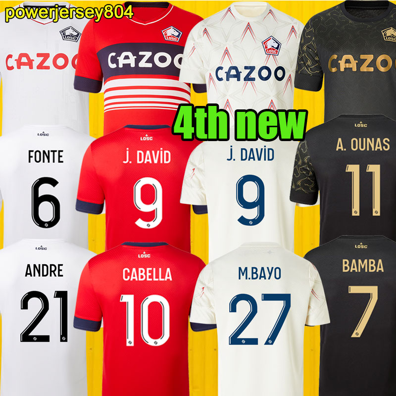

22 23 24 LOSC Lille soccer jerseys 2023 2024 beige tops tee shirts BAMBA YAZICI football shirts JIKONE R.SANCHES T.WEAH L.ARAUJO maillots Adult Kids Kit 80230 jersey, Third