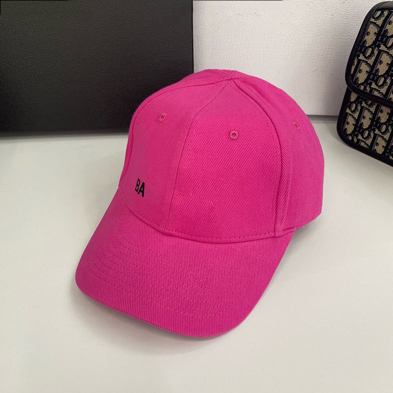 

Designer Baseball Hat Cap for Men Woman Sun Caps Hats Cotton Casquette Spring Summer Fall Winter Casual Outdoor Lightweight Beach Vacation Getaway Headwear-Rose Red