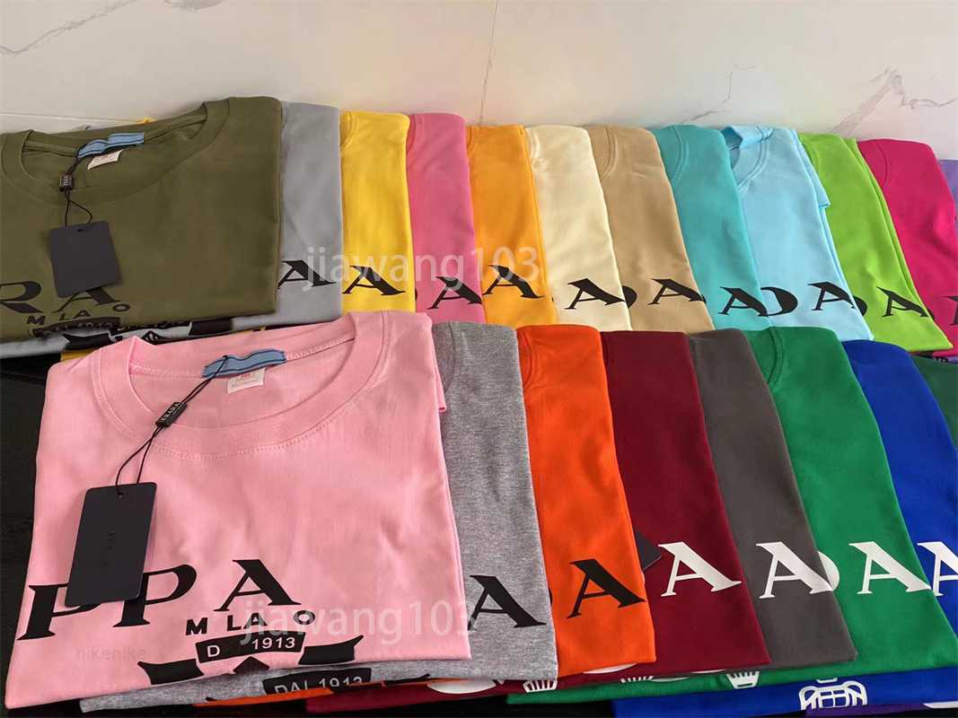 

2023 2023 a Brand Counter with the Same Tees Summer Casual Men and Women Loose Letter Printed Short Sleeves Selling High End Men s t Shirts S-xxxxl