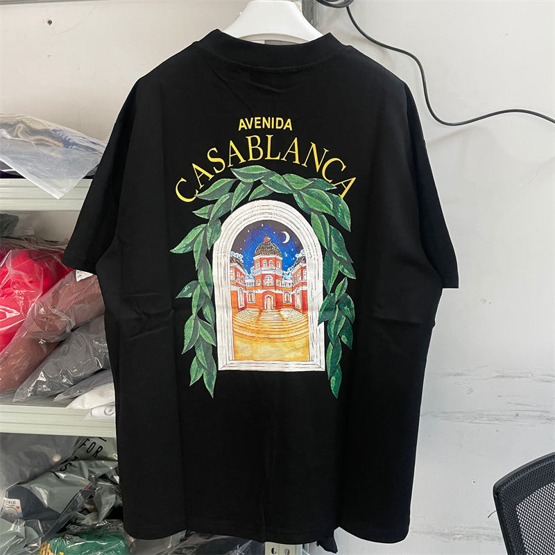 

Print T Shirt Men's Plus Tees Quality T-shirt Top Tee Women 23ss, Black