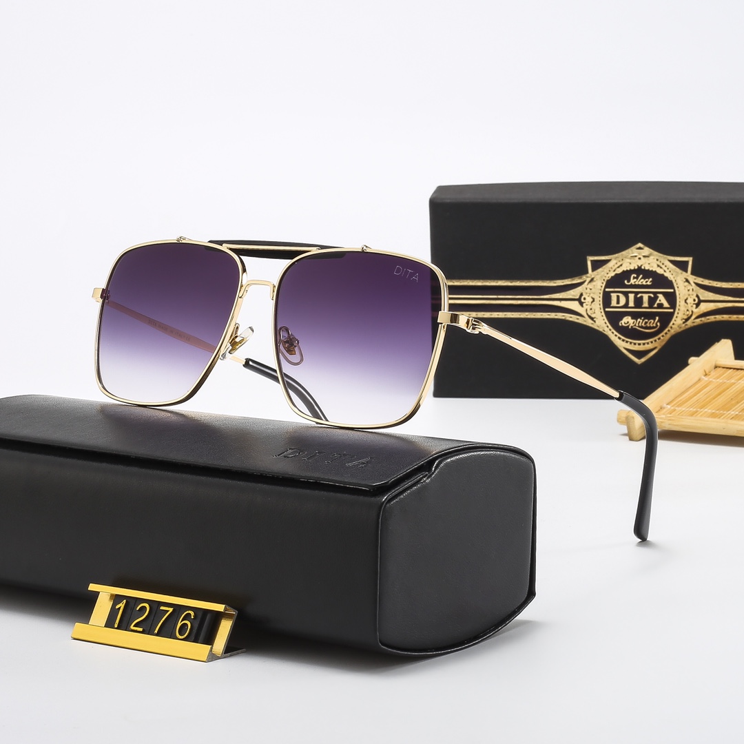 

Dita Designer Sunglasses For Women and Men Fashion Model Special UV 400 Protection Letter Leg Double Beam Frame Outdoor Brands Design Alloy Top Cyclone Sunglasses