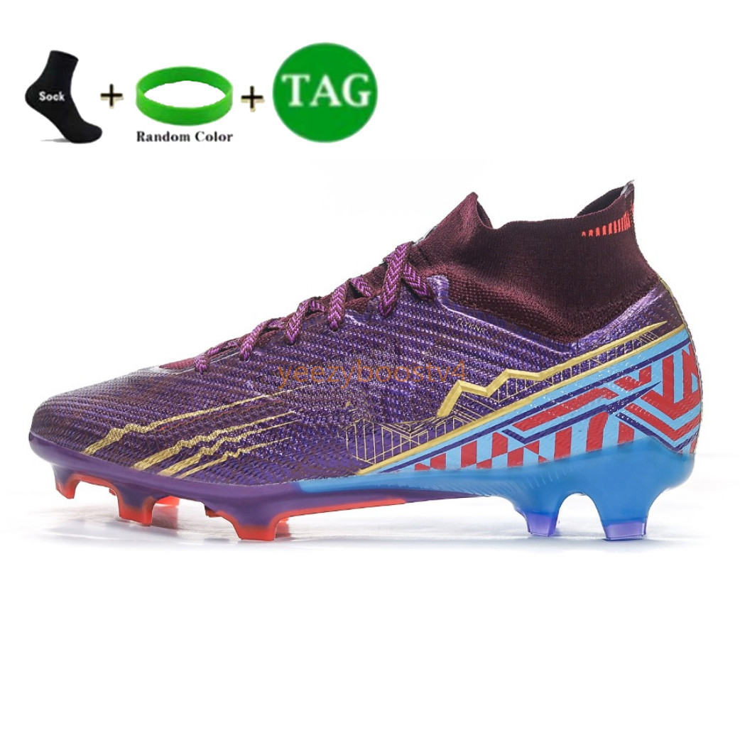 2023 Chaussures de football chaussures de football pour hommes chaussures de sport à crampons Mercurial Elite fg Blanc Concord Jaune Stirke Noir
