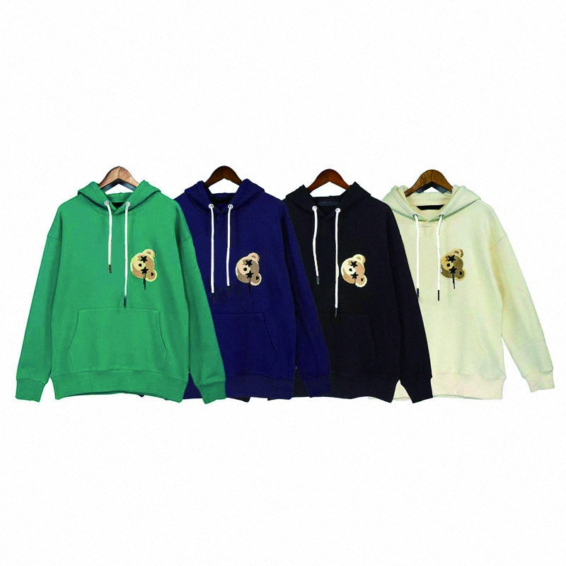 PALMS Mens womens designer hoodie ANGEL Broken Bear sweatershirt 2023 Hoodies Pullover couple sweater hoose top A9q6#