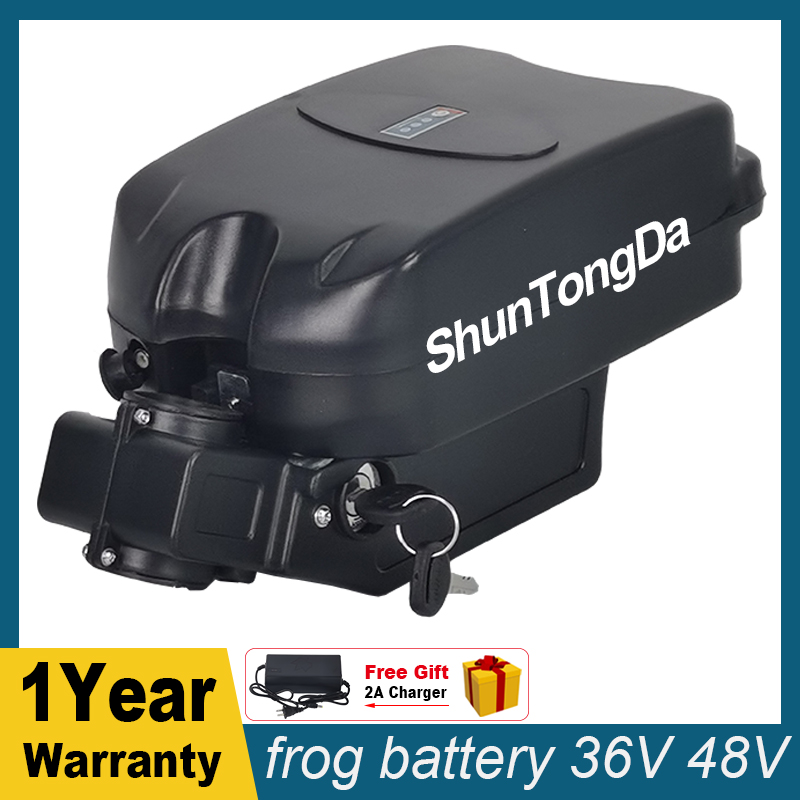 

ShunTongDa 36V ebike battery 15Ah 18Ah 21Ah Electric Bicycle Battery Little Frog Under Seat Post Ebike Batteries Pack 48v 13ah 17.5ah For 250W 500W 750w 1000w motor