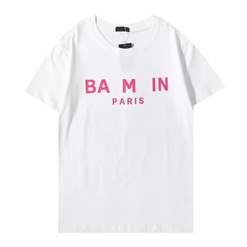 

Summer Mens t-shirts balmain designer short Top balmain men tee women Fashion Short-Sleeved Ladies Pierre Brand designer High-Quality Cotton T-Shirt Tee Couples hhj, 23