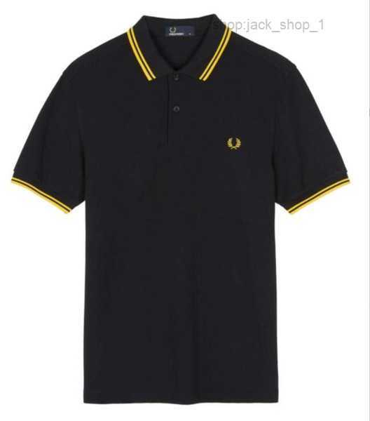 

Polo Fred Perry Classic Shirt English Cotton Short Sleeve 2023 Designer Brand Summer Tennis Men's T-shirt 12 Colors 6 2023 SVUD