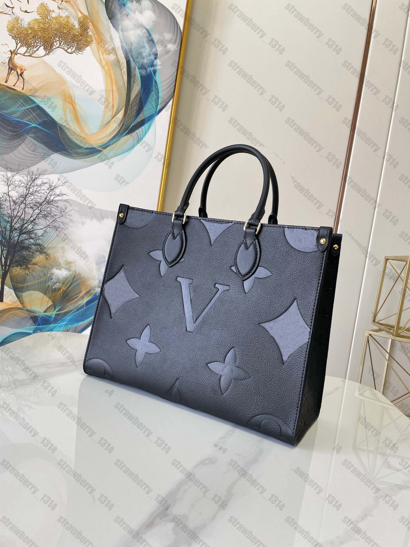 

FASHION Crafty ONTHEGO PM WOMEN luxurys designers bags Embossing Monograms genuine leather lady Handbags messenger crossbody shoulder bag Totes Wallet backpack, Make up the difference
