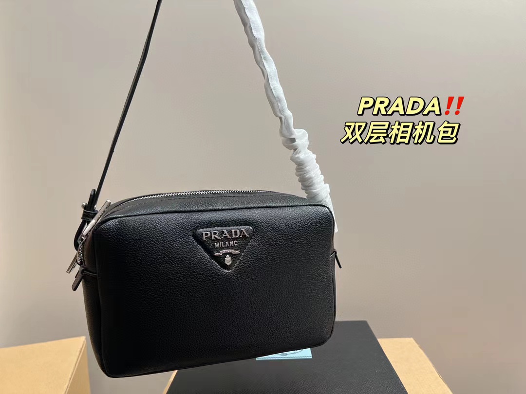 Sac pour appareil photo Prada sac à bandoulière de luxe sac de messager de haute qualité