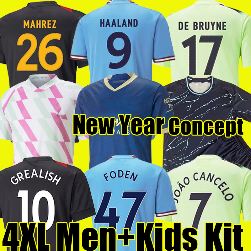 

4XL HAALAND soccer jerseys 22/23/24 CHINESE NEW YEAR DE BRUYNE PHILLIPS MANS CITIES GREALISH MAHREZ FODEN ALVAREZ BERNARDO MENDY JOAO CANCELO football shirt men kids