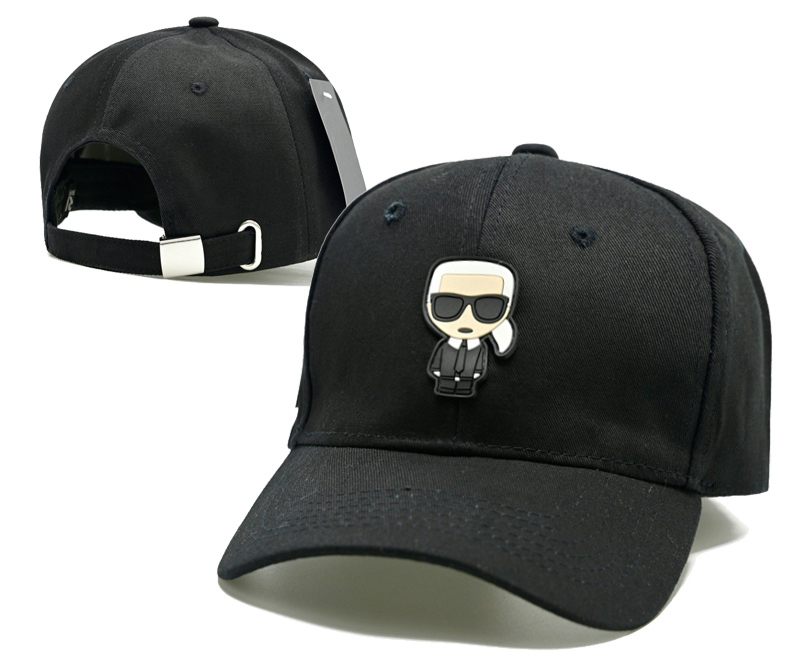 

Ball karl Designer Caps Full details silin metal buckle letter hardtop baseball hat Lisa same star duck tongue hat men's and women's fashion