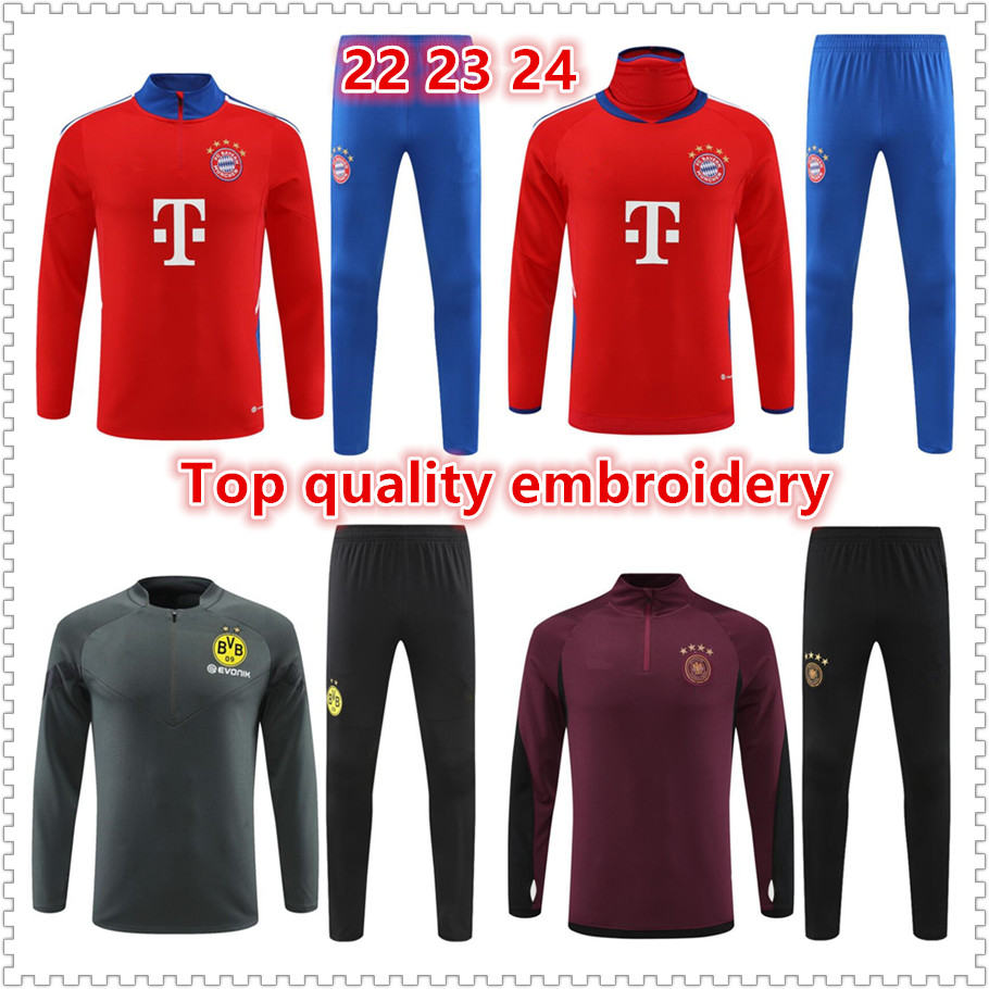 

22 23 24 Bayern adult and kids tracksuit Long sleeve jacket Jersey survetement 2022 sane GNABRY jackets training suit