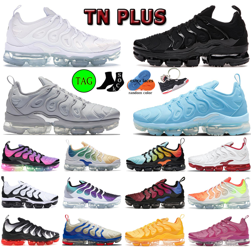 

Outdoor running shoes Tn Plus Mens trainer Women sport sneakers Triple Black White Olive Gold Dark Blue University Red EUR 36-47, #42 40-47 pure platinum