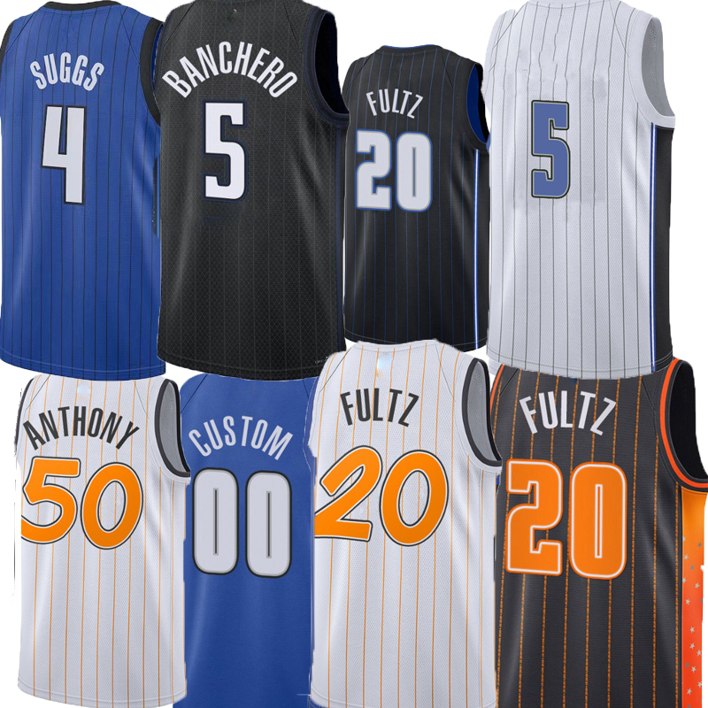 

Men Basketball Jerseys Paolo Banchero Markell Fultz Franz Wagner Cole Anthony Jalen Suggs Bol Bol Dwight Howard Jonathan Isaac Tracy McGrady Gary Harris Jersey, As picture