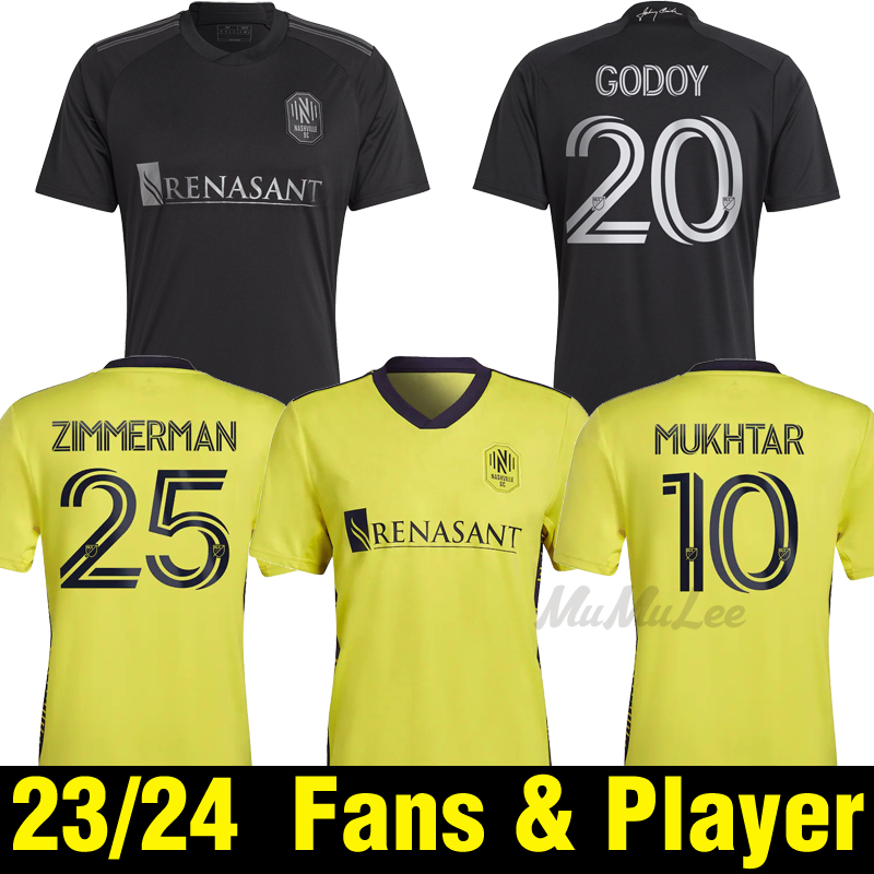 

2023 Nashville SC Fans Player soccer jerseys MUKHTAR BADJI LOVITZ LEAL MCCARTY GODOY BECKELES Mens 23 24 JERSEY mLS FOOTBALL SHIRTS
