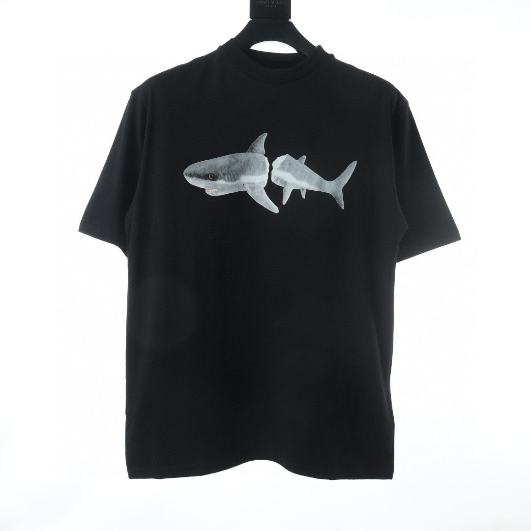 

Men's Plus Tees & Polos Round neck embroidered and printed polar style summer wear with street pure cotton t12wf