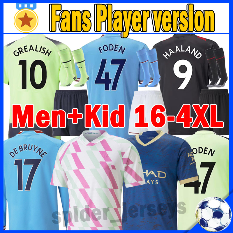 

XXXL 4XL 9#HAALAND 22 23 Soccer Jerseys DE BRUYNE 93 20 Anniversary 2022 FODEN GREALISH MAHREZ cities football Shirt BERNARDO Long sleeve Fans Player version kits Kids, 22-23 home ucl-patch