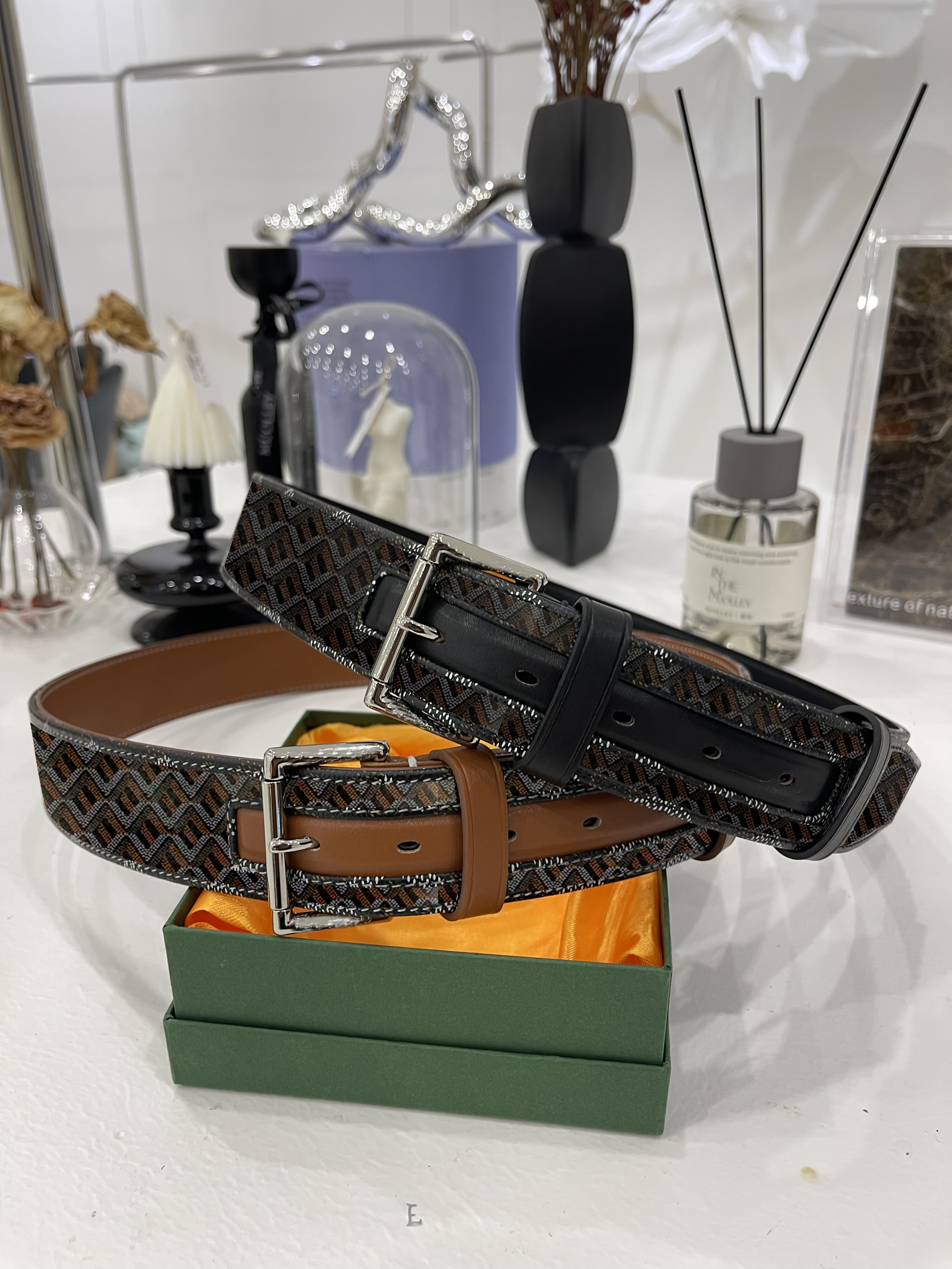 

Belts Designer goya Fashion FREGATE FLORIDA Bag mens Black High quality cowhide Women gift Q5