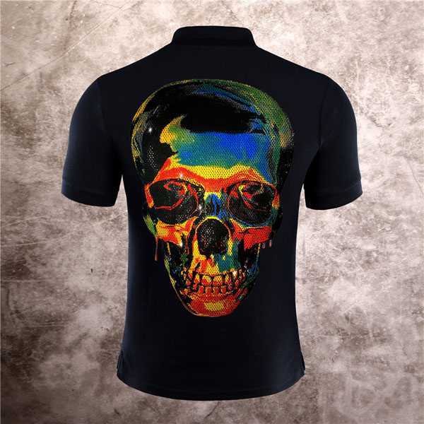 

23Ss New Fashion Animal Printed /82 Men Polo Shirt Lapel Collar Slim Fit Short Sleeve Tops Casual Classic Business Male Cotton Pp Polos Shirts, Blue