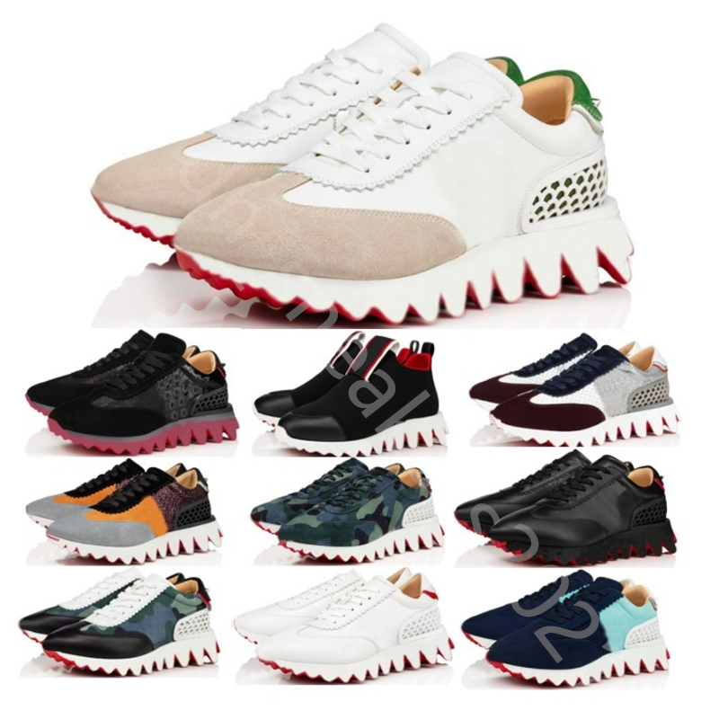 

Top LoubiShark Red Bottomse Shoes Sneakers Designer Couple Sports Shoes Men Women Brands Casual Fashion Trainers With Box EU35-46, 17